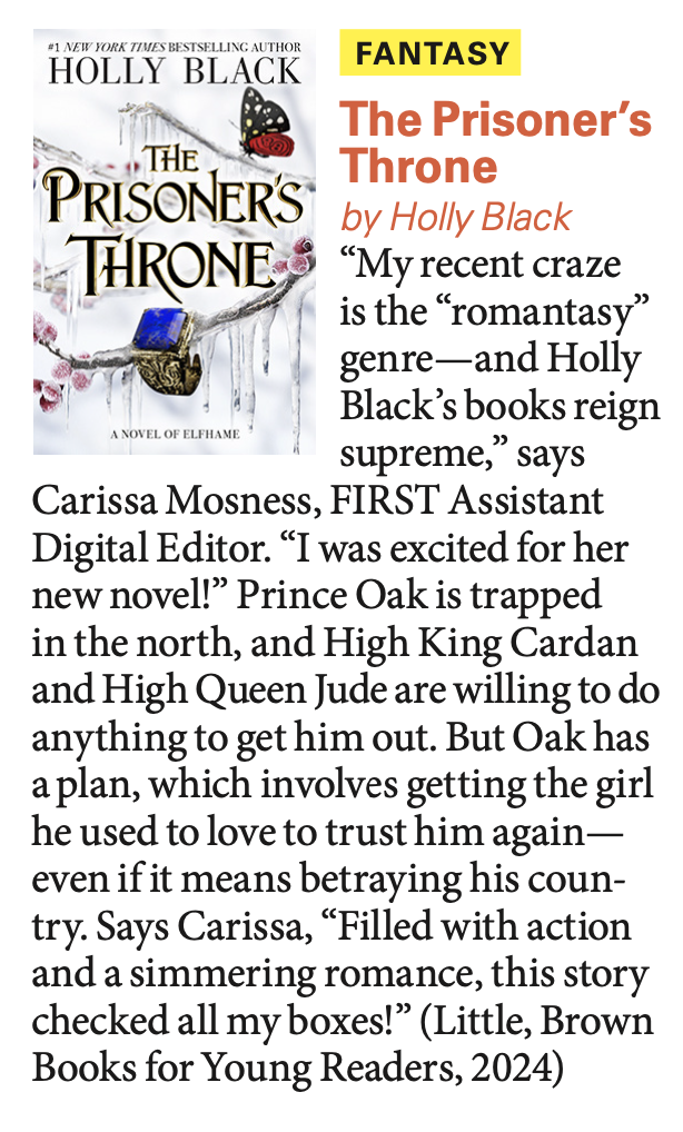 Book Review ‘The Prisoner’s Throne’ by Holly Black Carissa Mosness