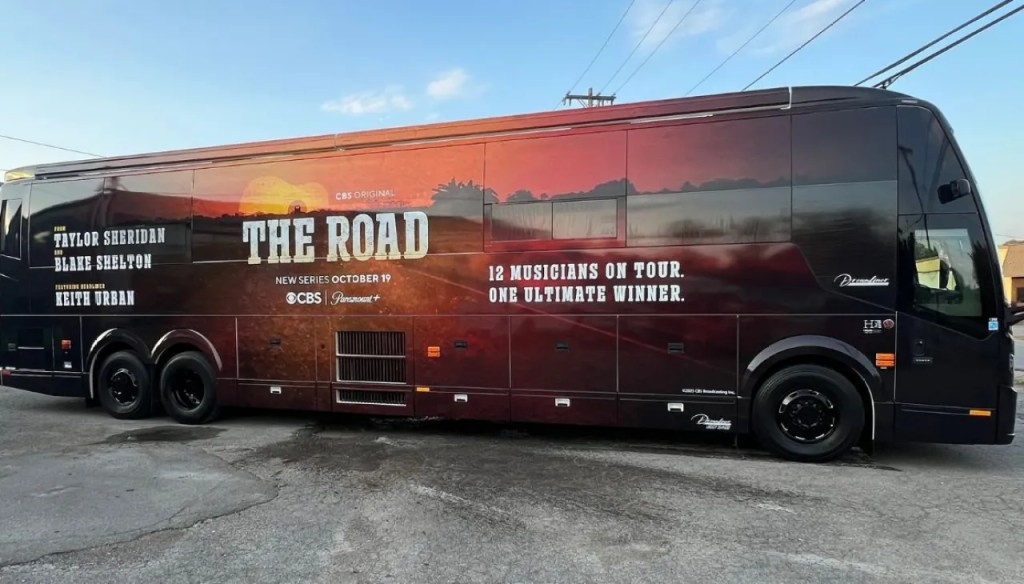 I Got To Ride on Taylor Sheridan’s ‘The Road’ Tour Bus With Contestants—and You Can&nbsp;Too!